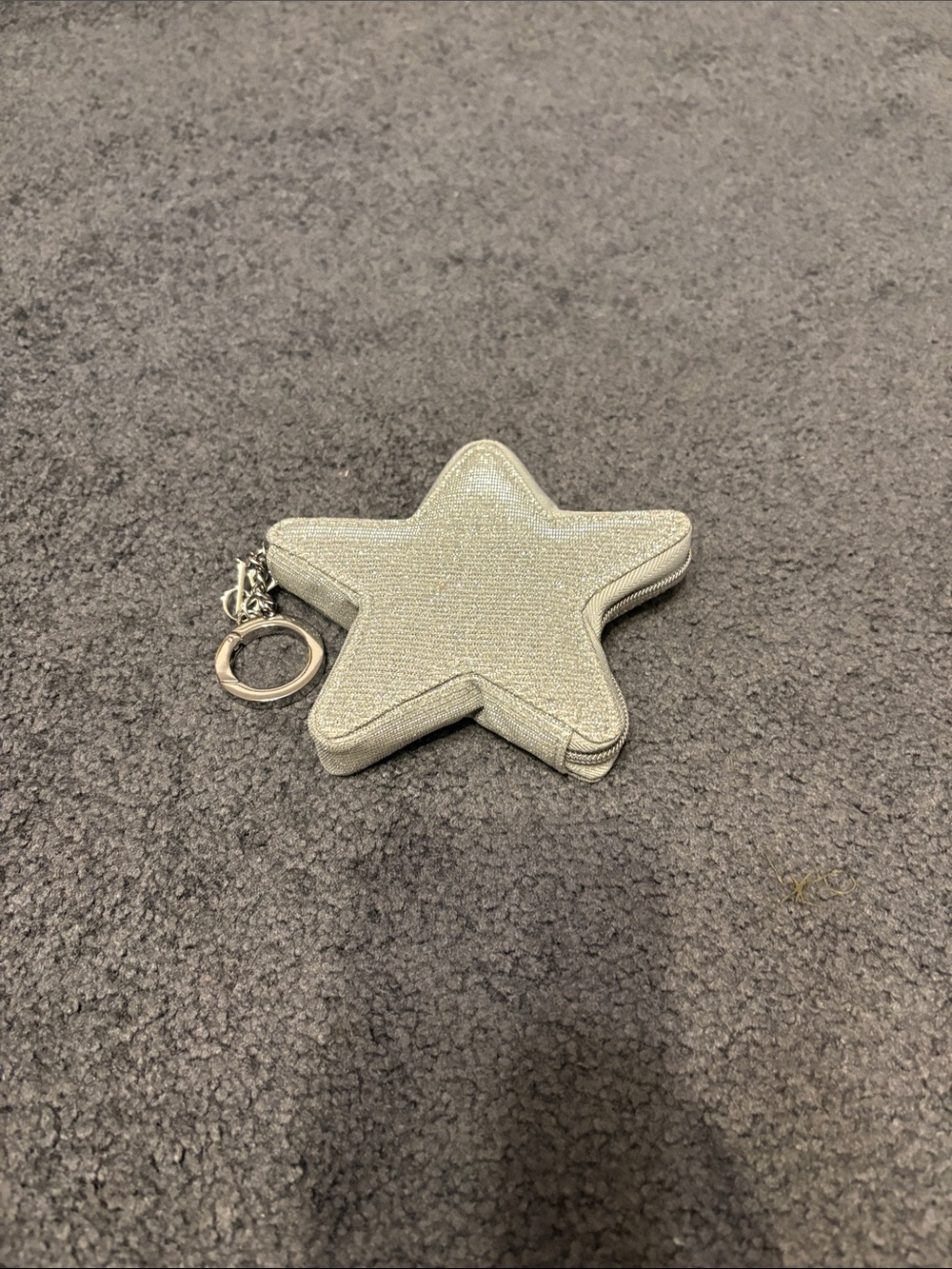 Victoria's Secret Silver Star Key & Card Holder